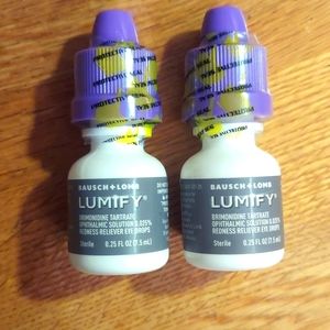 Bausch + Lomb Lumify Eyedrops 7.5ml  Lot of 2